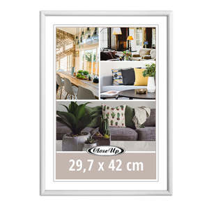 Simple Silver and Wood Picture <b>Frame</b> Double Sided 4x6 <b>5x7</b> DIN A3 Sizes for Gifts - Product Image 1