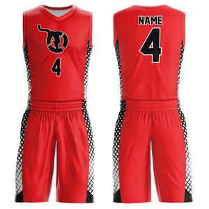 Uniforme de Baloncesto con Logotipo Personalizado, Diseño de Secado Rápido, Camiseta de Baloncesto Unisex 100% Poliéster, Tallas Grandes - Product Image 5