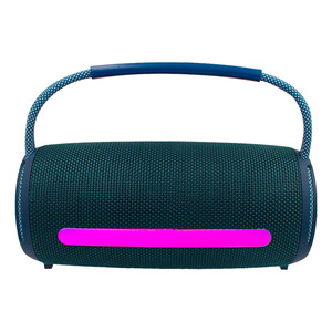 Radio FM Bluetooth portable avec lumière LED, rechargeable par USB - Couleurs assorties - Product Image 1