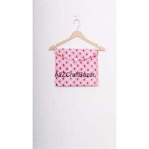 Ensemble de pyjama pour femmes en coton à manches courtes avec cordon de serrage et imprimé floral, doux, respirant, séchage rapide, pour tous les jours - Product Image 6