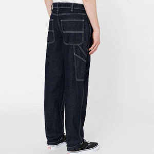Pantalons en jean pour hommes élégants avec logo personnalisé, vêtements de rue pour hommes, pantalon en jean avec poches - Product Image 3