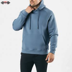 Sweat-shirt à capuche confortable en molleton 100% coton, couleurs personnalisables, hiver, couleur unie, haute qualité, séchage rapide, vente en gros - Product Image 1