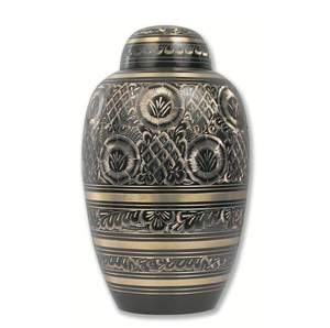 Urnes de crémation en forme de goutte d'eau pour cendres humaines, urnes commémoratives imprimées de forme ronde pour fournitures commémoratives au prix de gros - Product Image 1