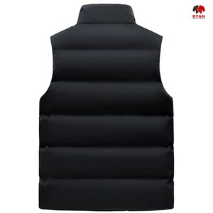 Gilet matelassé décontracté Ryan Pro Gear, gilet matelassé ajusté, gilet matelassé zippé, gilet pour temps froid, gilet d'hiver durable - Product Image 1