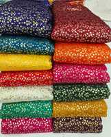 Tela estampada Banarasi, material suave con apariencia de seda para trajes étnicos de mujer, sari, lehenga, dupatta, suministro al por mayor