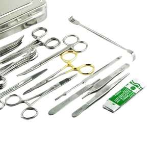 Kit de chirurgie vétérinaire complet | Pinces pour enlever les ovaires et instruments de ciseaux chirurgicaux | Acier inoxydable de haute qualité - Product Image 3