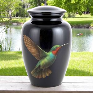 Urne de crémation en métal artisanale moderne pour adultes dernière conception souvenir pour fournitures funéraires style adulte - Product Image 2