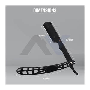 Straight <b>Razors</b> For <b>Men</b> Straight Single Edge <b>Razor</b> Barber <b>Razor</b> Premium Barber <b>Razor</b> For <b>Mens</b> Shaving Salon Home Grooming Beard - Product Image 5