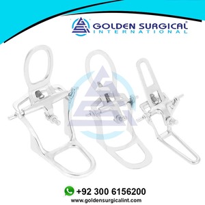 Articulador ajustable para dentadura, herramientas de laboratorio Dental S/M/L, articulador cromado, conjunto Dental de boca completa, instrumentos quirúrgicos - Product Image 4