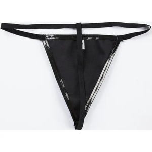 Vente en gros de haute qualité femmes Sexy Bustier dentelle cuir Corset haut avec g String femmes en cuir véritable Corset Service OEM - Product Image 5