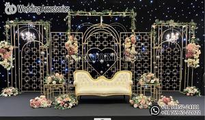 Wedding Stage Back Candle Wall With Umberellas Royal Design Wedding Candle Backwalls Wedding Stage Candle Walls Backdrop - Product Image 6