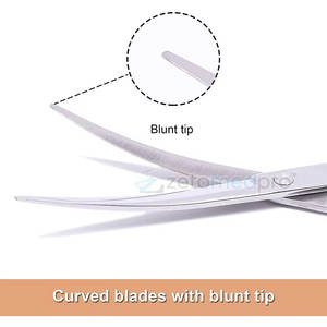 Tijeras de Peluquería Profesionales Curvas de Acero Inoxidable, Tijeras para Cortar Cabello, Tijeras de Peluquería Profesionales Curvas - Product Image 3