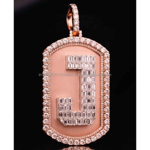 Offre Spéciale Hip Hop Style Moissanite Diamant Lettre Pendentif Flashy Bijoux Personnalisés pour Swag Urbain Disponible pour L'approvisionnement Dans Le Monde Entier - Product Image 3
