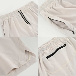 Pantalones cortos atléticos con logotipo personalizado, ligeros, para correr, gimnasio, ropa activa, alta calidad, para hombres, entrenamiento, Fitness, gimnasio, pantalones cortos con cordón - Product Image 3