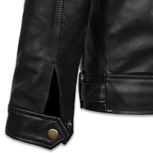 Marque de mode hommes Designer vestes en cuir prix de gros vestes en cuir de haute qualité nouvelle mode veste d'hiver en cuir - Product Image 4