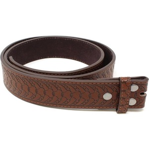 Sangle de ceinture en cuir de l'Ouest sculptée à la main pour hommes et femmes avec bouton pression réglable tailles personnalisées disponibles - Product Image 2