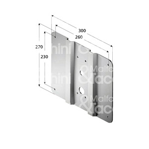 RENFORT ONDULÉ POUR PORTE AÉRIENNE Art. A2465 - Product Image 1