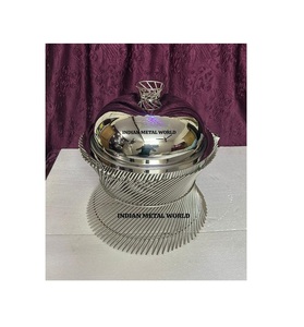 Merveilleux design ramadan servant une marmite en acier inoxydable de grande qualité pour la décoration de table servant de la nourriture marmite - Product Image 2