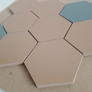 Azulejos de mosaico de cerámica de porcelana de cuerpo completo hexagonal de 4 pulgadas para pared y suelo 260x300mm - Product Image 3