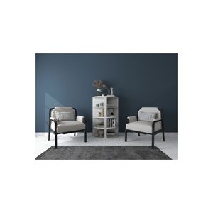 Multi-Purpose <b>Corner</b> Bookcase & Bookshelf White Chipboard Scandinavian Design Four-Tier Disassembled Versatile Storage Solution - Product Image 5