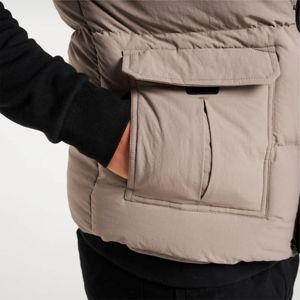 Taupe Gilet-Diseño funcional y elegante con pecho, parche y bolsillos internos para comodidad durante todo el día - Product Image 4