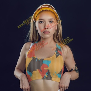 Leggings de fitness extensibles de haute qualité avec impression par sublimation, collants de compression performants pour le yoga, logo en gros sur la taille - Product Image 5