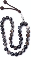 Perles de prière islamiques en corne naturelle de haute qualité, faites à la main, Tasbih, toucher réel, personnalisables, décoration d'intérieur, vente en gros