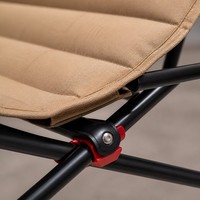 Chaise de jardin en tissu Oxford réglable, respirante et légère pour la pêche, le pique-nique et les activités de plein air