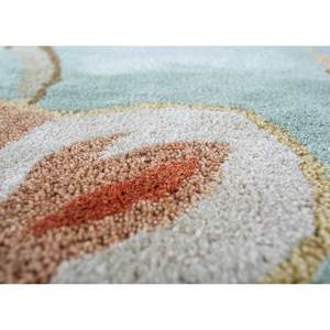 Hacienda Blue <b>Hand</b> <b>Tufted</b> Wool & Viscose <b>Rug</b> Floral Pattern for Home Use-Taq-113(Md) - Product Image 3