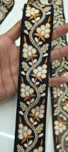 ผ้าปักลายลูกปัดเป็นมิตรกับสิ่งแวดล้อมทำด้วยมือพร้อมผ้าโพกศีรษะชุดแบบดั้งเดิมสีตามสั่งสำหรับเป็นของขวัญเสื้อผ้า - Product Image 5