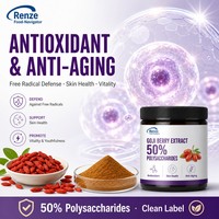 Goji Berry Extract 50% Polysacchariden Poeder Lycium Barbarum Fruitextract Fijn Poeder voor Voedingssupplement
