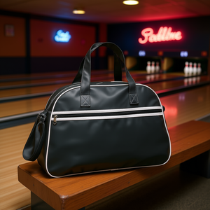 Sac de bowling vintage personnalisé, sacs à cordon promotionnels pour le merchandising - Product Image 3