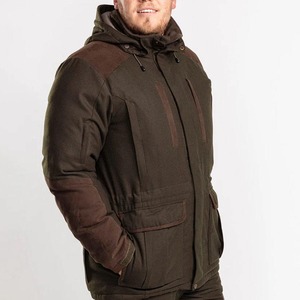 Sweat à capuche extérieur pour hommes personnalisé coupe-vent imperméable coquille dure toile veste plus polaire respirant écologique tactique chasse - Product Image 2