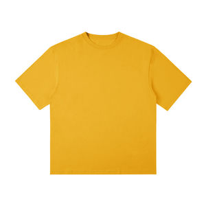 T-shirt pour homme de grande taille, uni, lourd, de haute qualité, impression personnalisée, broderie, tissage tricoté, t-shirt uni vierge - Product Image 1