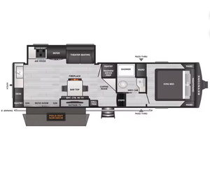 2025 2024 2026 Keystones C-o-l-e-m-a-n L-e-g-a-c-y 2800S-U-N-D-E-C-K Autocaravanas, Remolques de Viaje - Product Image 3
