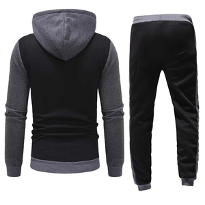 Survêtements d'hiver 100% coton du Pakistan, sweats à capuche unisexes pour hommes, respirants, légers, zippés, en polaire imprimée, 2-en-1, de haute qualité - Product Image 2
