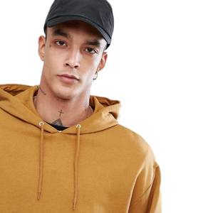 OEM ODM personalizado Unisex 100% algodón 500gsm Sudadera con capucha de gran tamaño Plus Size Pullover Sudadera con capucha estampado bordado Logo para hombres - Product Image 2