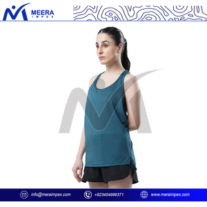 Camiseta sin mangas elegante informal de verano para mujer con espalda cruzada y tela suave y diseño moderno para uso diario - Product Image 5