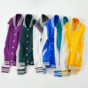 OEM Custom High Quality Chenille Embroidery Sleeves Breathable Winter Baseball Bomber Letterman CollegeBaseballjacket for men - Product Image 5