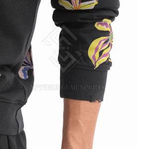 Sweat-shirt d'hiver décontracté grande taille pour homme, imprimé uni, avec couleurs personnalisables, tissu polaire respirant et écologique - Product Image 6