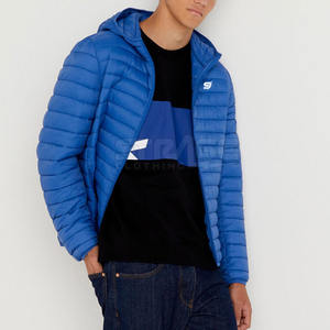 Chaqueta Acolchada de Lona con Capucha para Hombre, Cómoda para Uso en Exteriores, con Logotipo Frontal, Ecológica, Ligera, para Invierno - Product Image 6