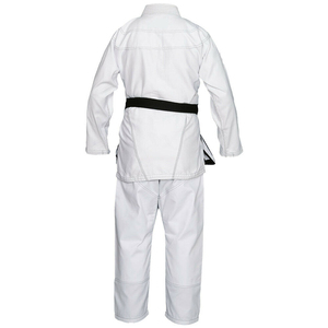 Uniforme Bjj Gi de color rojo de último diseño con servicio OEM de color sólido liso personalizado uniformes de Kimono Jiu Jitsu para artes marciales - Product Image 3
