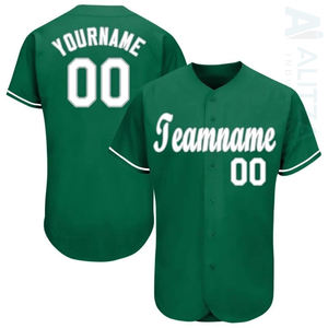 Jersey de béisbol personalizado de alta calidad, tela transpirable de primera calidad, impresión por sublimación, parches bordados, envío rápido en blanco - Product Image 3