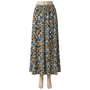 กระโปรงผู้หญิงพิมพ์ลายดิจิตอลระบายอากาศกระโปรงผ้าโพลีเอสเตอร์น้ำหนักเบานุ่มสบายฤดูร้อนกระโปรงแฟชั่นลำลอง - Product Image 4