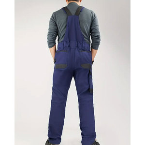 Overol de Carga 2026, Diseño Elástico con Múltiples Bolsillos, Ropa de Trabajo Resistente para Todas las Temporadas, Negro y Gris - Product Image 2