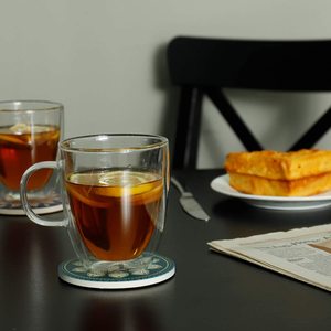 Tazza da Caffè e Tè in Vetro Homvare per Ufficio e Casa, per Bevande Calde e Fredde - Product Image 6