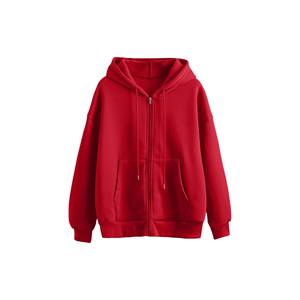 Sweat à capuche zippé en tricot décontracté d'hiver 100% de haute qualité pour femmes avec logo personnalisé sur le devant - Écologique, séchage rapide, Bangladesh - Product Image 3