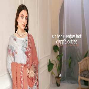 2024 lujo Ramsha Vol NAYAB colección India pakistaní 3 piezas gasa fiesta boda Festival vestidos último desgaste - Product Image 5