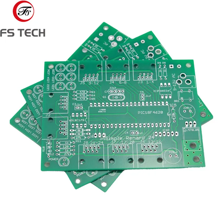 94v0 CNC Asic çip baskılı GSM modülü PCB takımı yıldız altın dokunmatik PCBA kontrol devre