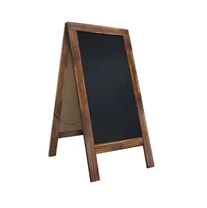 Wholesale Customized Color wooden chalkboard blackboard Sandwich Board Chalk Board Standing Sign